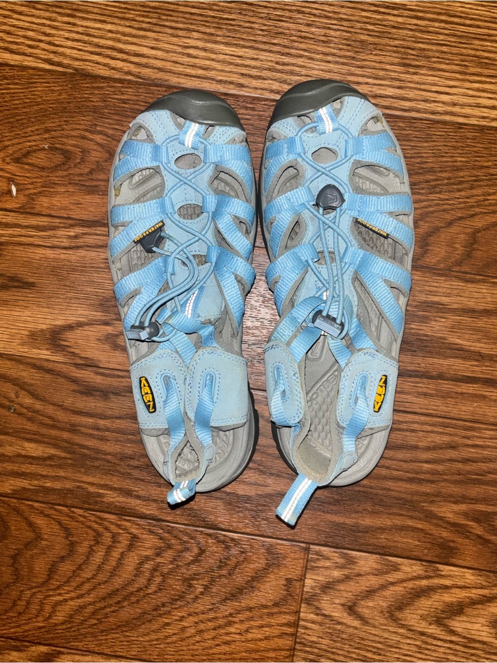 Women's Keen Whisper Size 8 Alaskan Blue Gray Waterproof Sandals - Picture 5 of 7